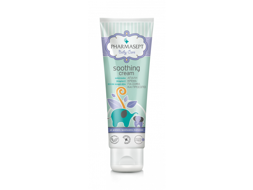 Pharmasept Baby Care Tol Velvet Baby Soothing Cream, Βρεφική Ενυδατική Κρέμα για το Πρόσωπο & το Σώμα,150ml